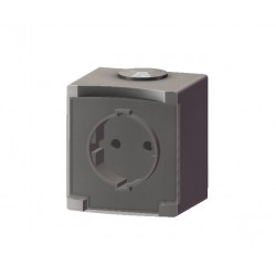 VERSO Electrical outlet socket box E type on roof car wired (2m) - OCTÉ