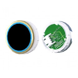 TOPAZ Button Venus XL black tone blue gold with JST NEUTRAL - OCTÉ