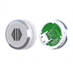 TOPAZ Button HR white stainless steel with JST connector OPEN - OCTÉ