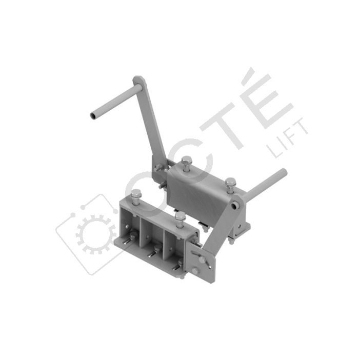 Fastening holder for pulley with supports Ø 300 to 600 mm