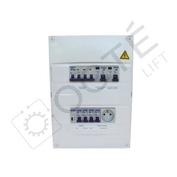 Machinery power supply box, 4-pole MCB D25A