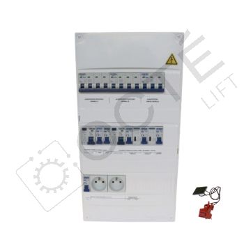 Coffret d'alim. machinerie DUPLEX disj. tétrapolaire D40A