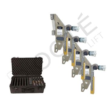 Valise avec 4 capteurs de charge LSM2 mobile pour câble 4-10 mm