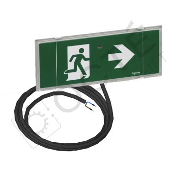 Bloc de secours evacuation machinerie x9 LED 0,3W précâblé (marché français)