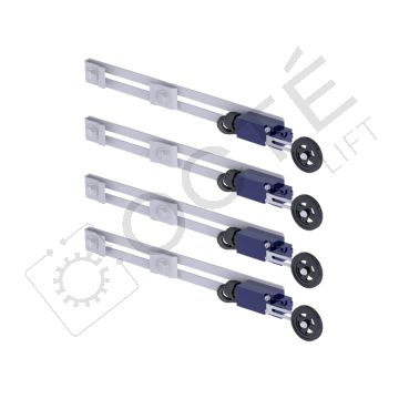 VERSO / EQP 4 fins de course gaine précâblés fixation guide T (métallique)