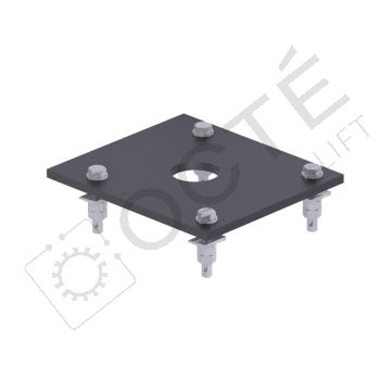 Attelage cabine 1 plaque pour palonnier