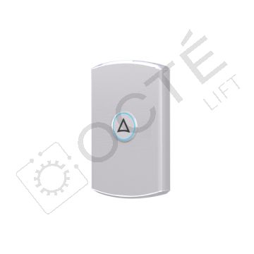 TOPAZ P boite palière inox brossé précâblée 1 bouton