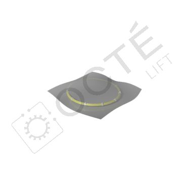 PAT02 Boucle inductive magnétique externe version toit de cabine EN81-28/70