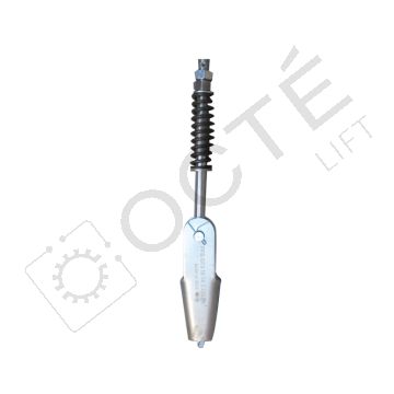 Attache câble avec ressort Ø 09 à 11 mm E=300 mm 330 Kg / câble