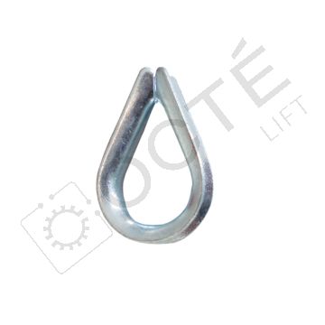 Cosse-cœur Ø 13 à 14 mm galvanisée DIN 6899B