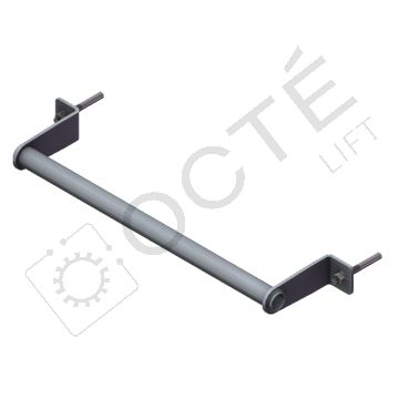 Barre d'accrochage pour échelle machinerie