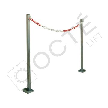 Système de balisage de trappe avec chaîne PVC