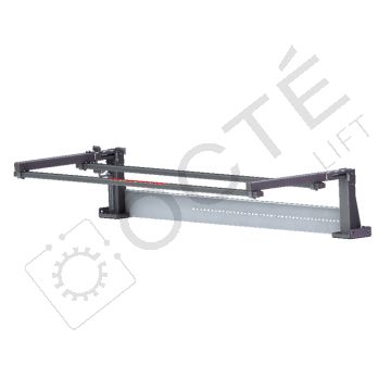 Balustrade toit de cabine rabattable h 1100 mm EN 81-20/50