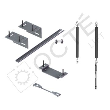 Sous ensemble serrurerie pour FdC force sur câble autonome