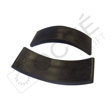 Bloque porte caoutchouc pour porte coulissante (x2)