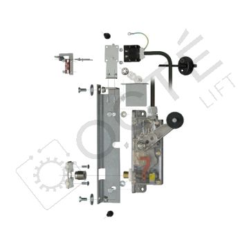 Kit subst. serrure HE1-TPI G dév. para. carré
