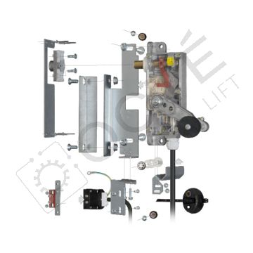 Kit subst. serrure HE1/HE2 sur B60 D dév. para. carré