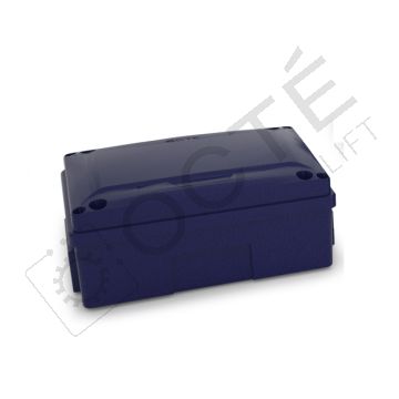 MODULO Boitier ABS bleu 180 x 120 x 75 mm avec découpe rectangle