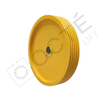 MANGO 630 Poulie Ø 400 / 5 gorges pour câble Ø 10