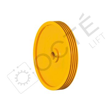 MANGO 950 Poulie Ø 650 / 4 gorges pour câble Ø 10