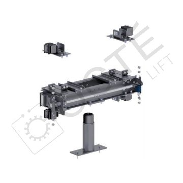 Traverse basse pour guide rond jusqu'à 400 kg et 0,63 m/s