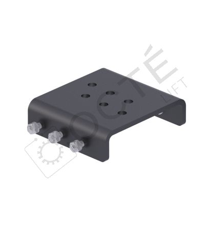 U-shaped car coupling for eye screw