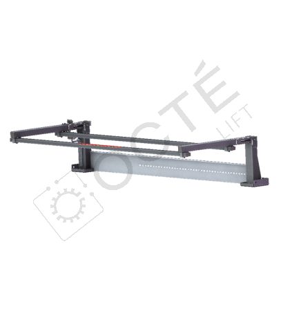 Balustrade toit de cabine rabattable h 700 mm EN 81-20/50