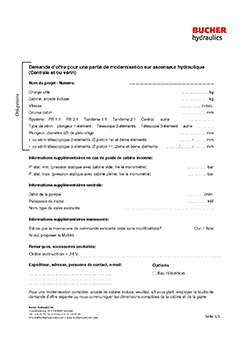 Modernisation hydraulique