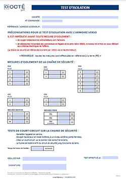 Fiche de relev&eacute; Ascenseur_complet